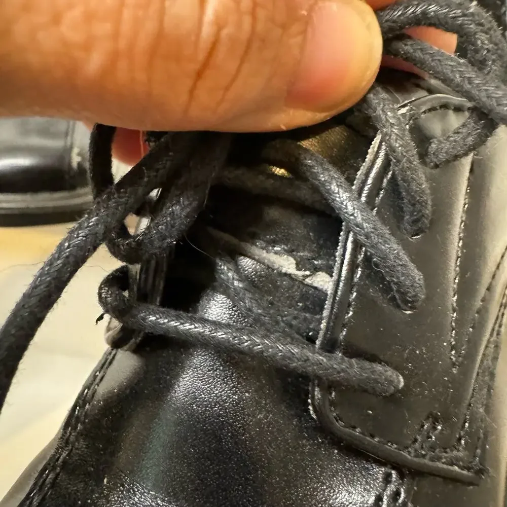 Deer Stags Black Leather Toddler Comfort Dress Shoes size 8.5